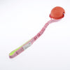 Pet Foam Ball on a Rope Toy Dog Teeth Cleaning Toy for Pet Tranining Orange