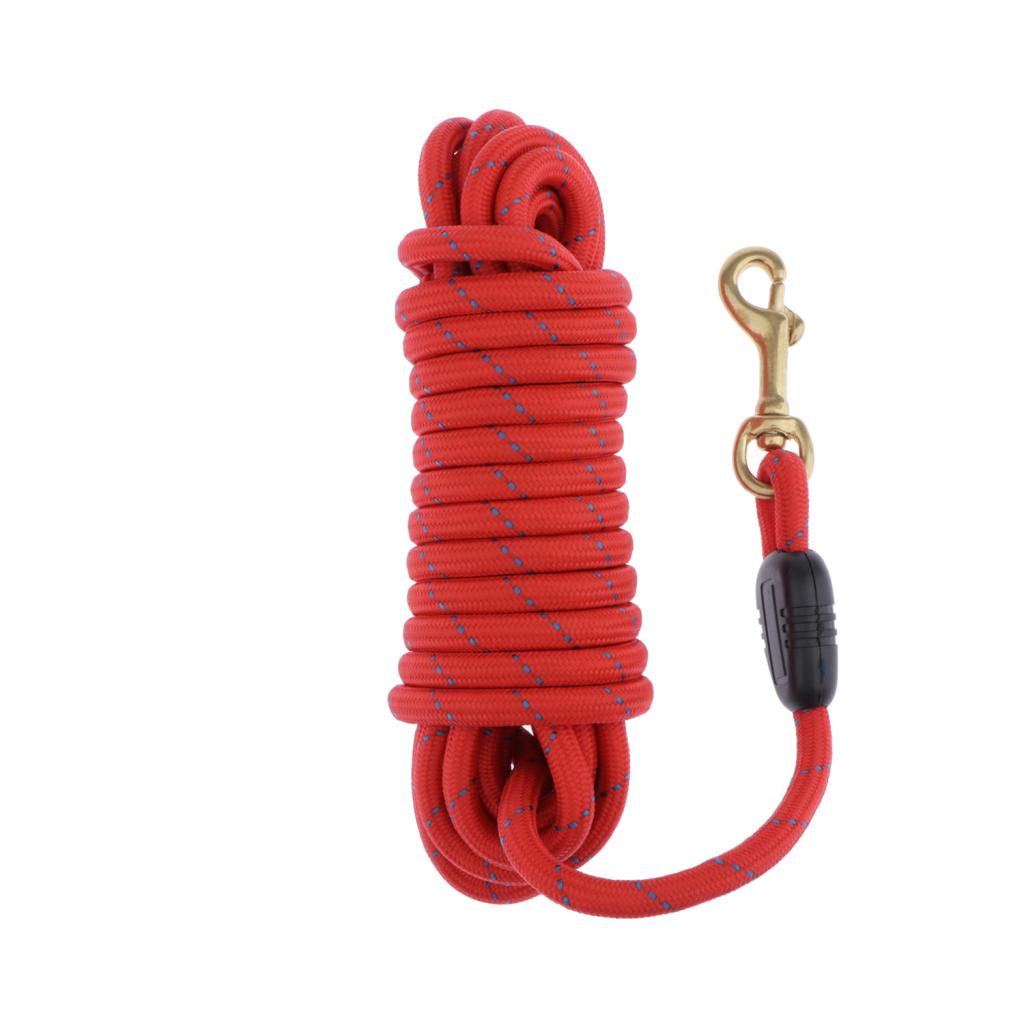 Pet Dog Traction Rope Dog Training Leash for Small to Large Dogs  Red