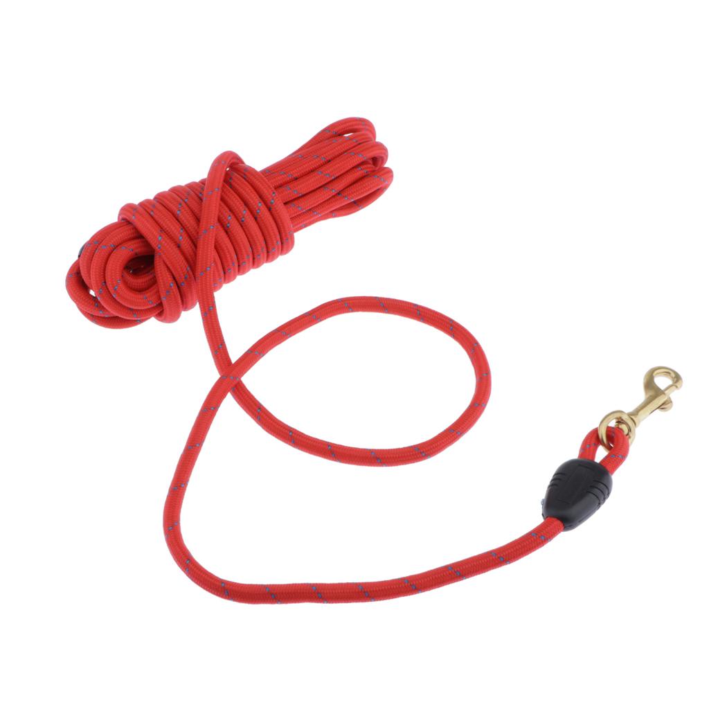 Pet Dog Traction Rope Dog Training Leash for Small to Large Dogs  Red