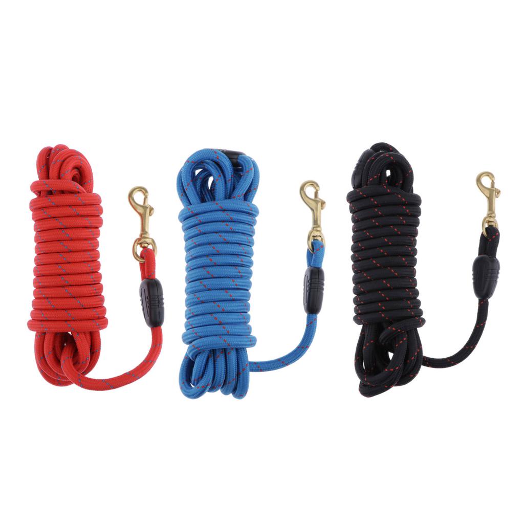 Pet Dog Traction Rope Dog Training Leash for Small to Large Dogs  Blue