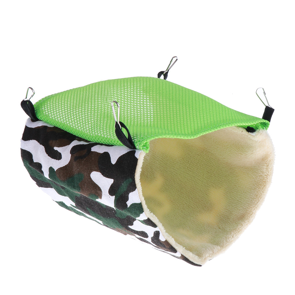 Small Animals Hammock Sleeping Bed Nest for Small Pet Squirrel Mice  Green