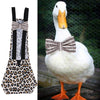 Pet Goose Chicken Duck Poultry Reusable Soft Fabric Diaper Leopard Print S