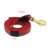 Dog Leash Rope Pet Anti-slip Reflective Traction Walking Rope Red-200x2cm