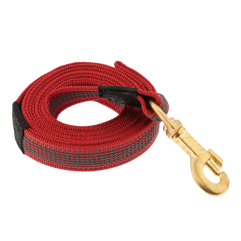 Dog Leash Rope Pet Anti-slip Reflective Traction Walking Rope Red-200x2cm