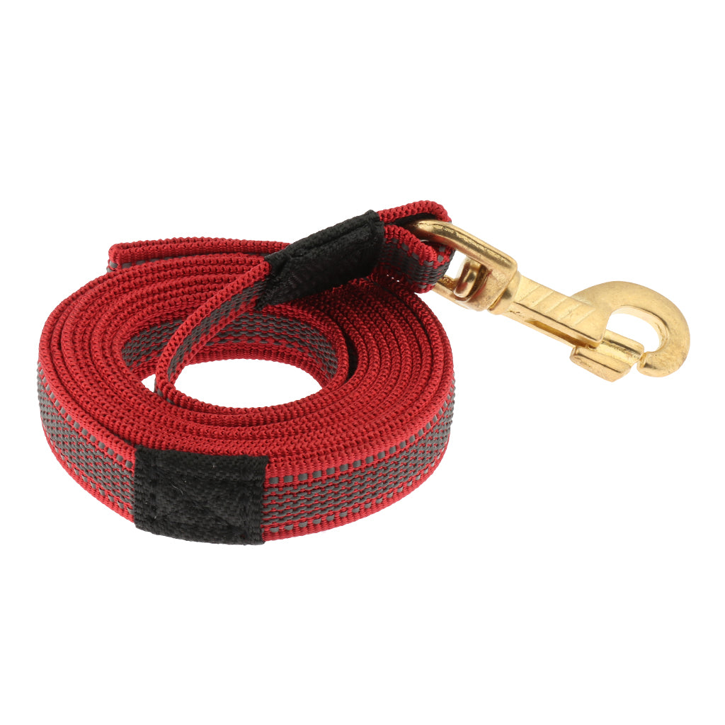 Dog Leash Rope Pet Anti-slip Reflective Traction Walking Rope Red-200x2cm