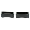 2Pcs Reptile Feeder Plastic Reptile Lizard Food Bowl Worm Dish NW-25-Black