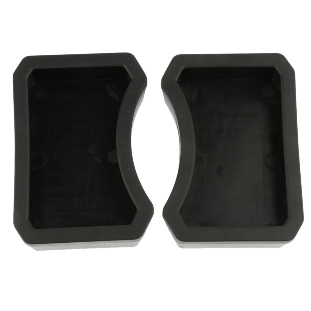 2Pcs Reptile Feeder Plastic Reptile Lizard Food Bowl Worm Dish NW-25-Black