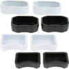 2Pcs Reptile Feeder Plastic Reptile Lizard Food Bowl Worm Dish NW-25-Black