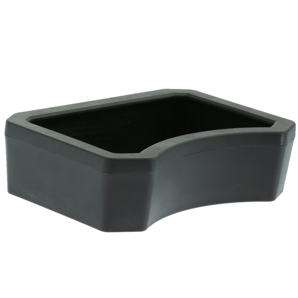 2Pcs Reptile Feeder Plastic Reptile Lizard Food Bowl Worm Dish NW-25-Black