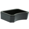 2Pcs Reptile Feeder Plastic Reptile Lizard Food Bowl Worm Dish NW-25-Black