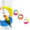 Wooden Bird Swings Budgie Swing Toys Hammock for Parakeets Budgie Bird S