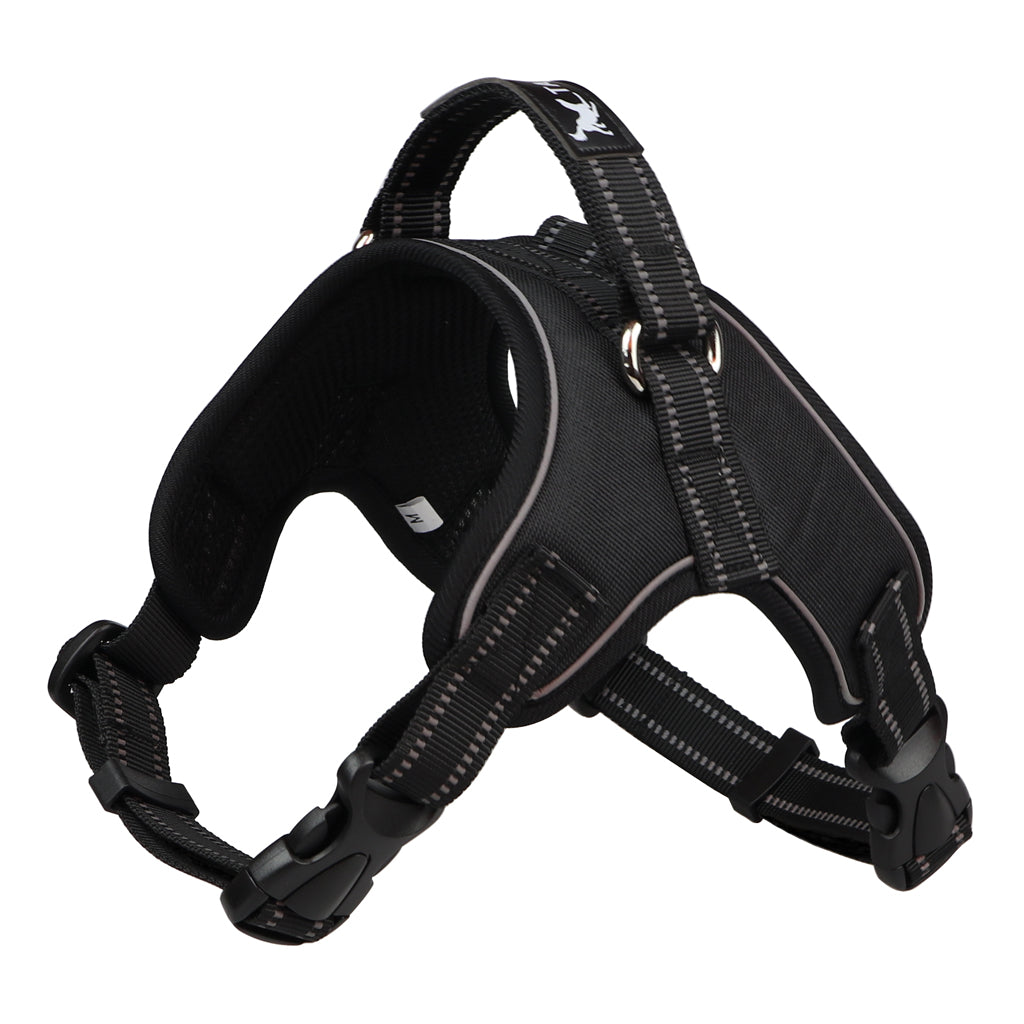 Pet Dog Chest Strap Harness Soft Adjustable Reflective Breathable Vest L