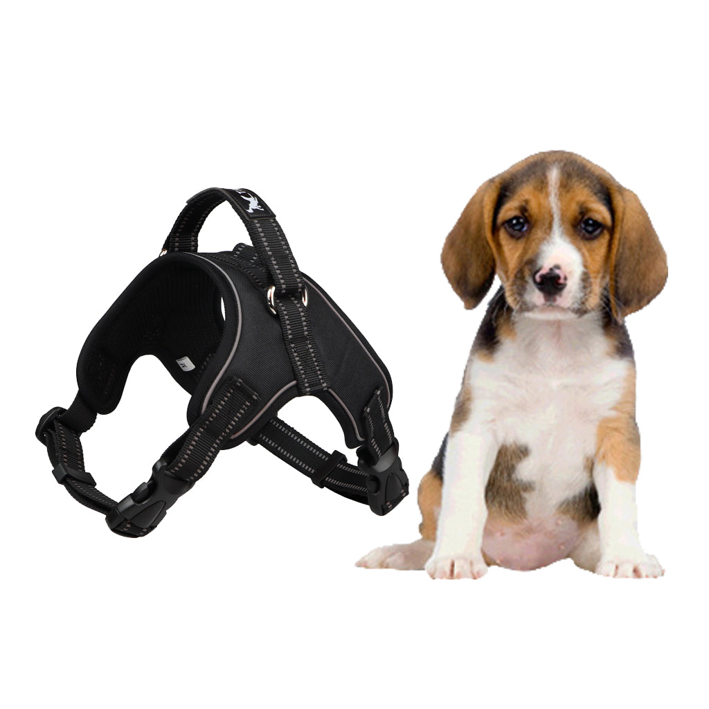 Pet Dog Chest Strap Harness Soft Adjustable Reflective Breathable Vest L