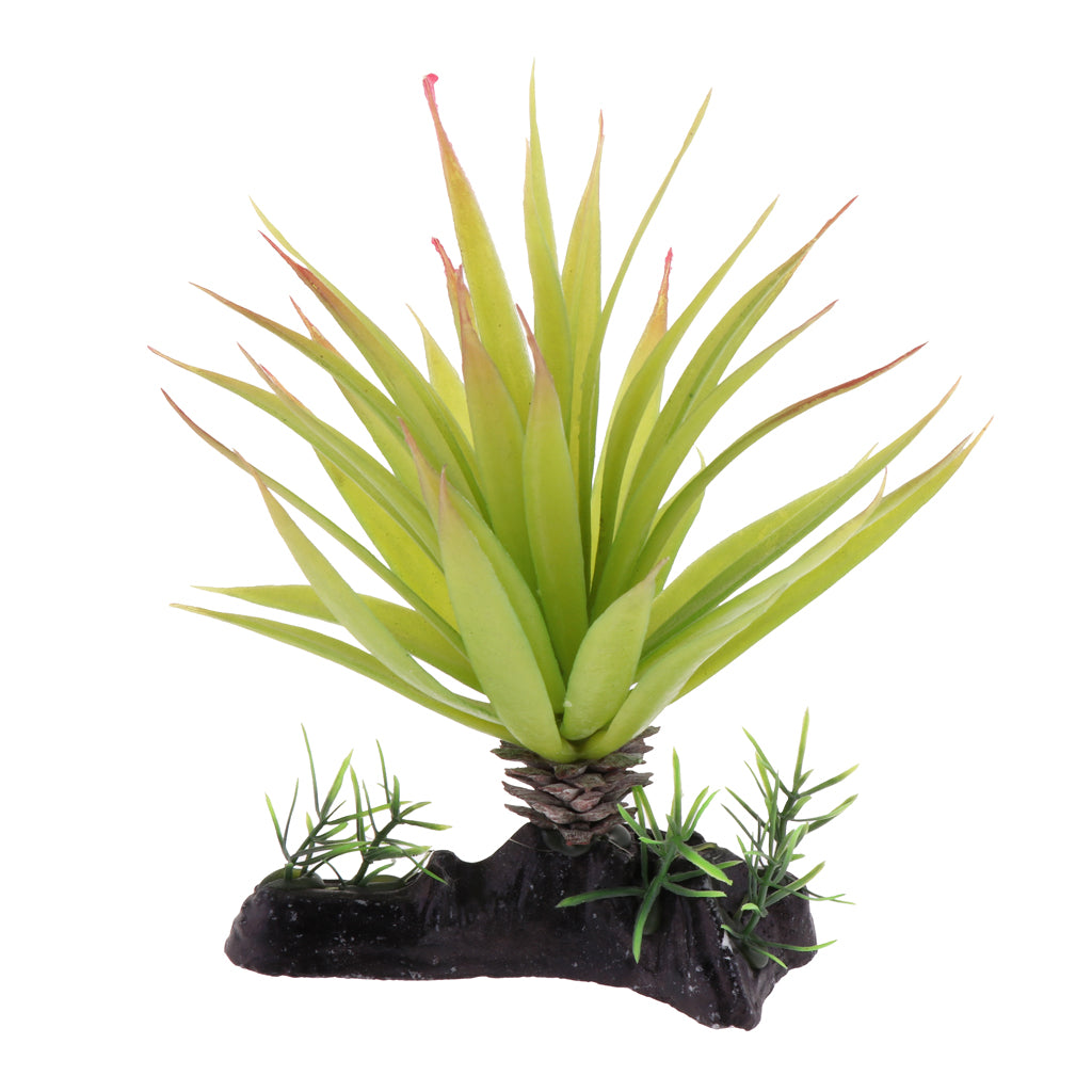 Reptile Aquarium Lifelike Underwater Plant Water Grass Decoration 11.5x17cm