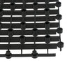 5 Pcs Aquarium Bottom Isolation Board - Fish Tank Undergravel Filter Plate Black