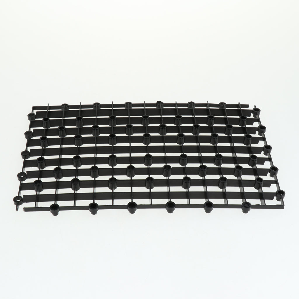 5 Pcs Aquarium Bottom Isolation Board - Fish Tank Undergravel Filter Plate Black