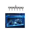 Stainless Steel Aquarium Fish Tank Air Flow Lever Control Valve 6 Way