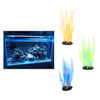 Fake Artificial Grass Underwater Ornament Fish Tank Plastic Decor Blue