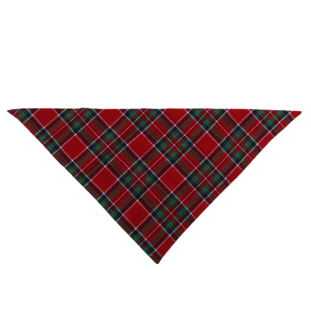 Classic Plaid Dog Bandana - Your Dog Will Love These Very Much Red Green Plaid