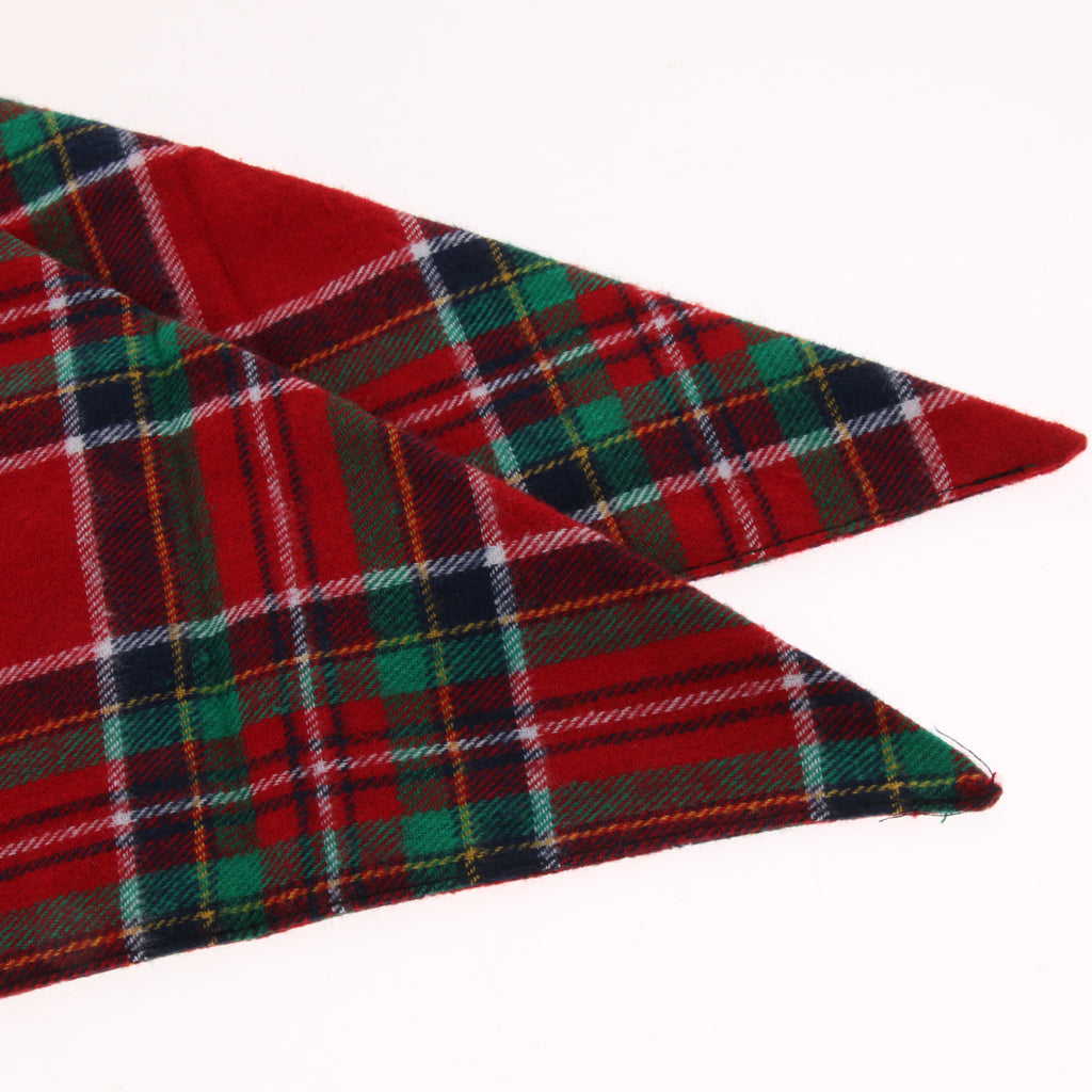 Classic Plaid Dog Bandana - Your Dog Will Love These Very Much Red Green Plaid