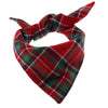 Classic Plaid Dog Bandana - Your Dog Will Love These Very Much Red Green Plaid