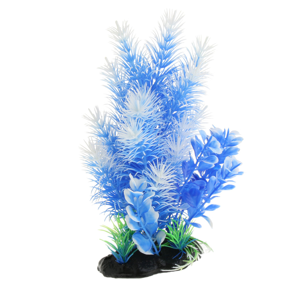 Fake Plastic Plant Reptile Terrarium Vivarium Ornament Aquarium Decoration 6