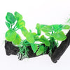 Aquarium Reptile Terrarium Deadwood Green Leaf Landscape Decoration