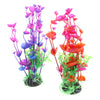 2Pcs Fake Aquarium Plant Butterfly Orchid Ornament Fish Tank Plastic Decor