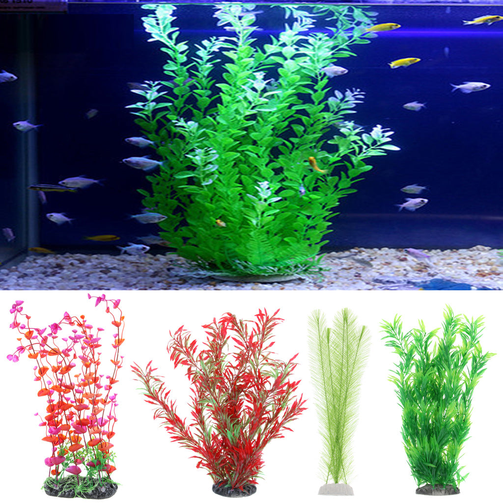 Medium Aquarium Ornament Aquatic Plant Decor Underwater Grass 1