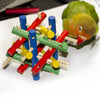 Bird Parrot Wooden Stick Puzzle Toys Intelligence Development