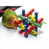 Bird Parrot Wooden Stick Puzzle Toys Intelligence Development