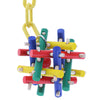 Bird Parrot Wooden Stick Puzzle Toys Intelligence Development