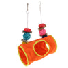 Small Animals Cage Hanging Toy Hammock Tunnel for Birds, Hamster