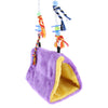 Bird Parrot Cage Hanging Ornaments Parrots Cozy Hammock 3 Sizes L