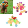 2pcs Pet Dog Toys Plush Chew Toy Squeaky Toys Colorful For Puppy Dog pink