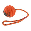 Pet Dog and Cat Interactive Play Interactive Ball with Rope Toy Orange