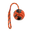 Pet Dog and Cat Interactive Play Interactive Ball with Rope Toy Orange