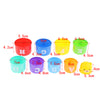 Parrot Food Toys Educational Stacking Cup Toy Chewing Training for Bird