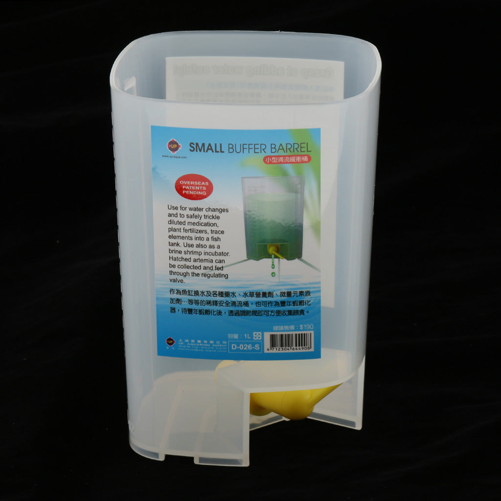 Water Changing Aquarium Fish Tank Water Drip Buffer Bucket 1L