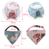 Pet Dog Collar Triangle Bibs Dog Bandage Scarf Cute Neckerchief  Pink