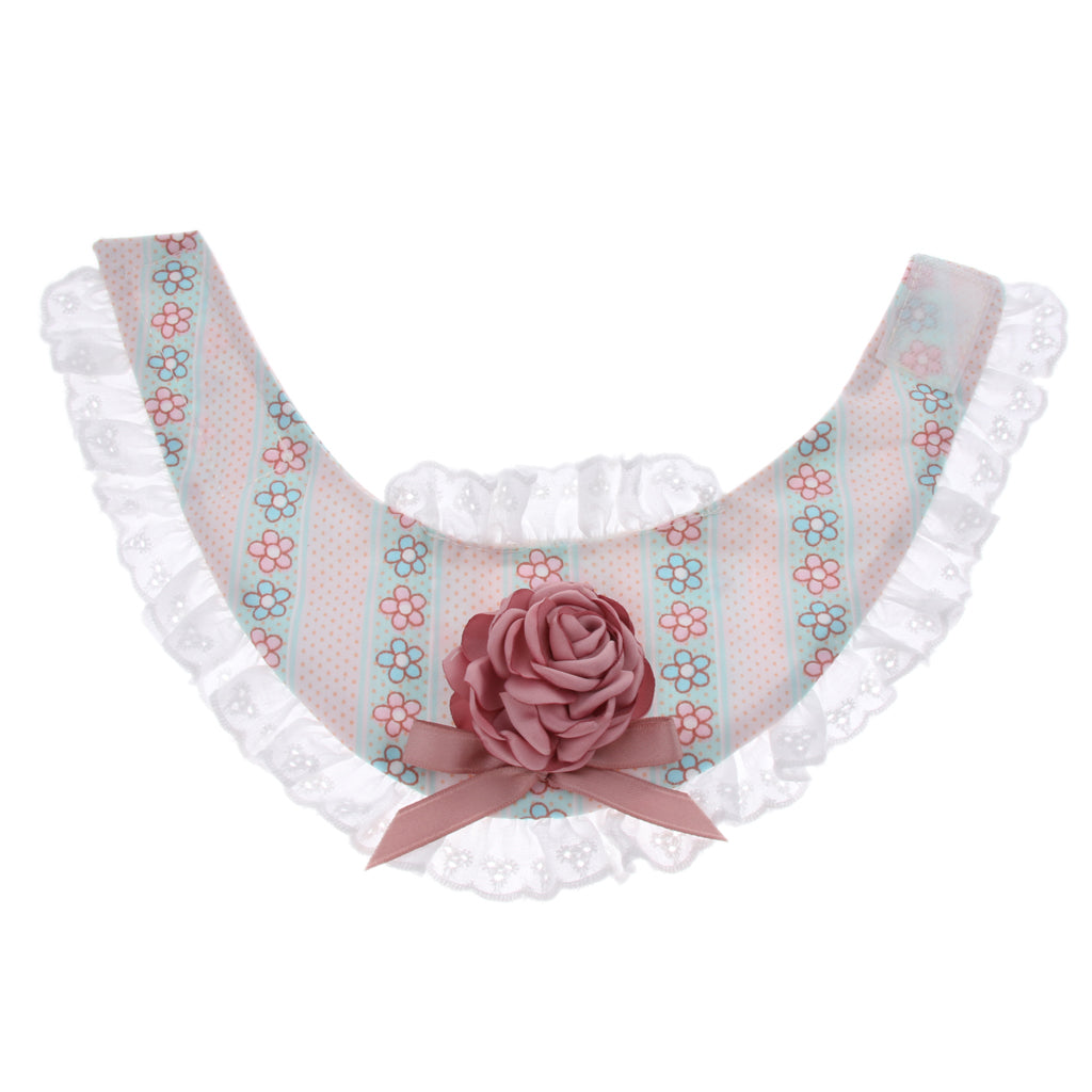 Pet Dog Collar Triangle Bibs Dog Bandage Scarf Cute Neckerchief  Pink