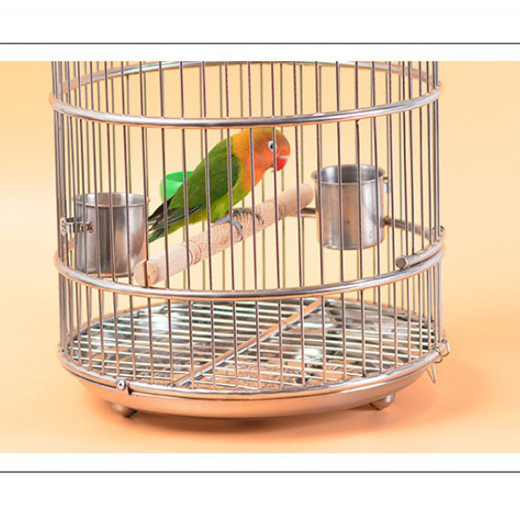 Outdoor Bird Wooden Standing Bar Parrot Toys Perch Chewing Bite Toy  M