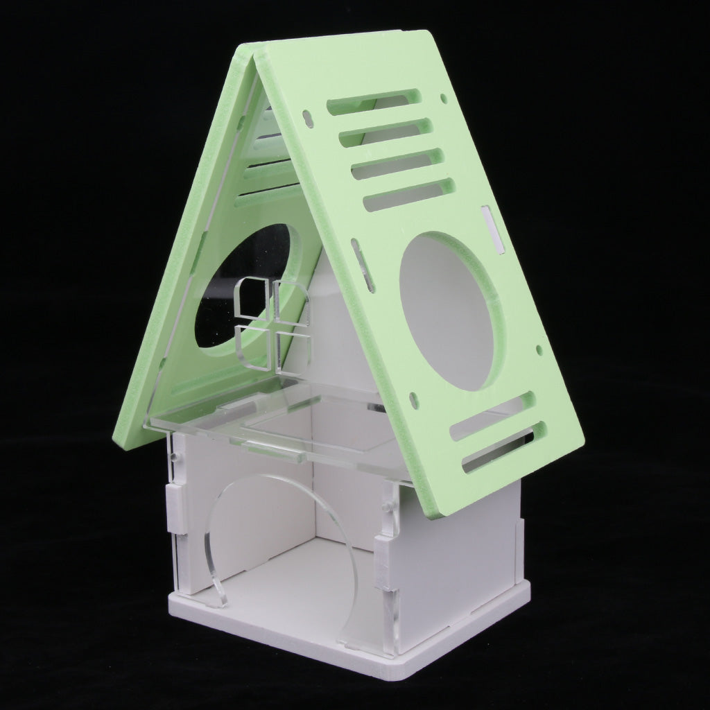 Beautiful House Loft Cage Exercise Toy for Hamster Mice Gerbil Mouse  Green