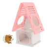 Beautiful House Loft Cage Exercise Toy for Hamster Mice Gerbil Mouse  Pink