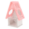 Beautiful House Loft Cage Exercise Toy for Hamster Mice Gerbil Mouse  Pink