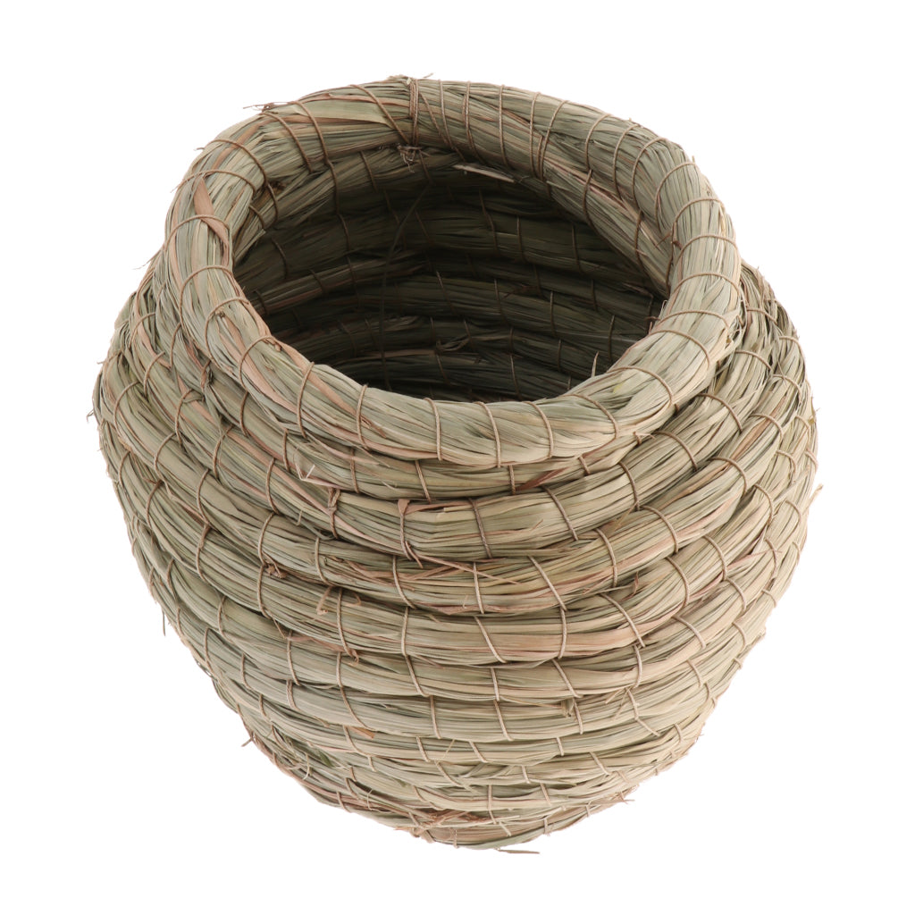 Artificial Weaving Bird Nest Handmade Straw Nest for Bird and Small Pet