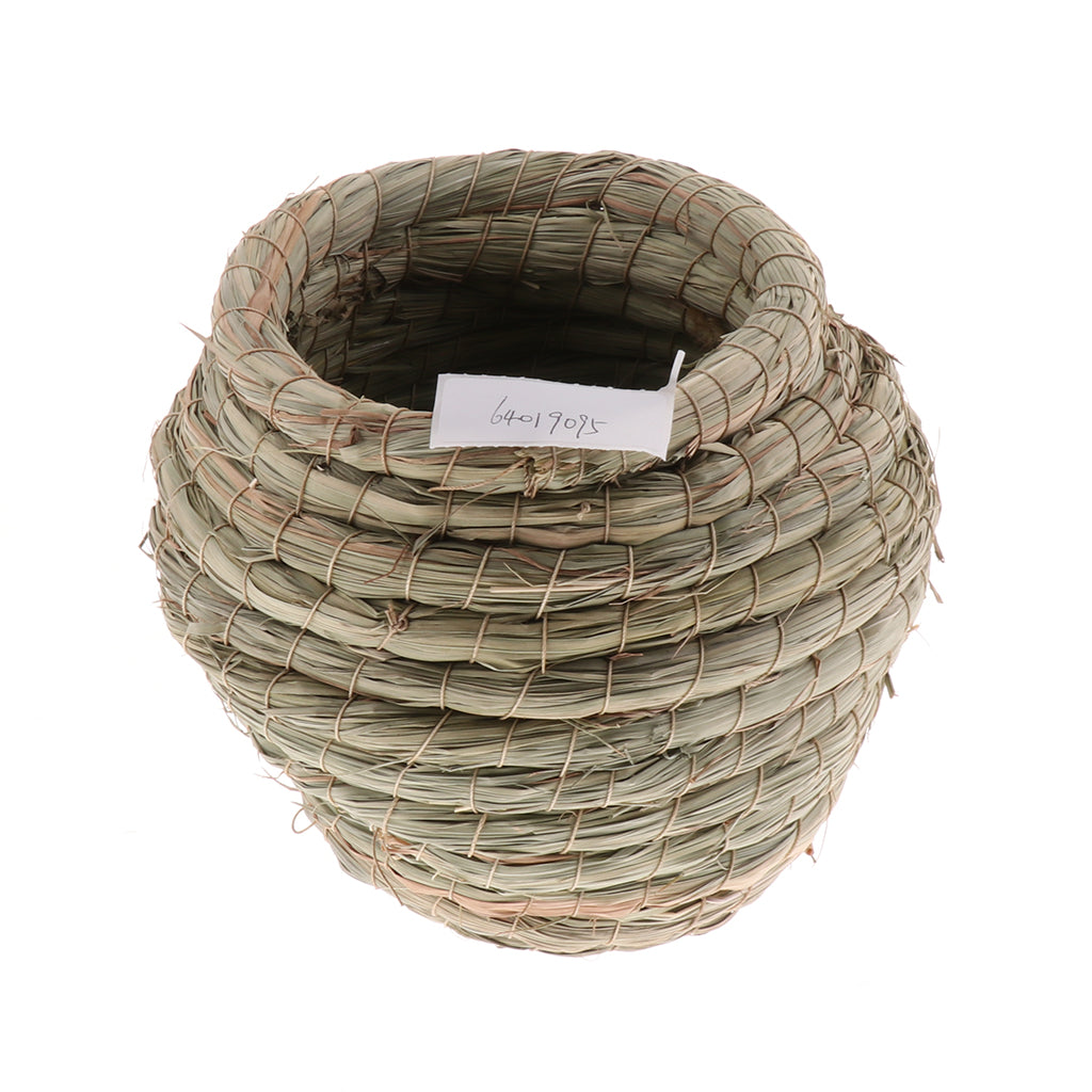 Artificial Weaving Bird Nest Handmade Straw Nest for Bird and Small Pet