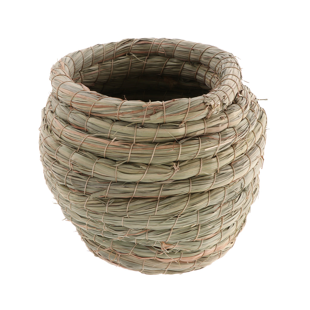 Artificial Weaving Bird Nest Handmade Straw Nest for Bird and Small Pet