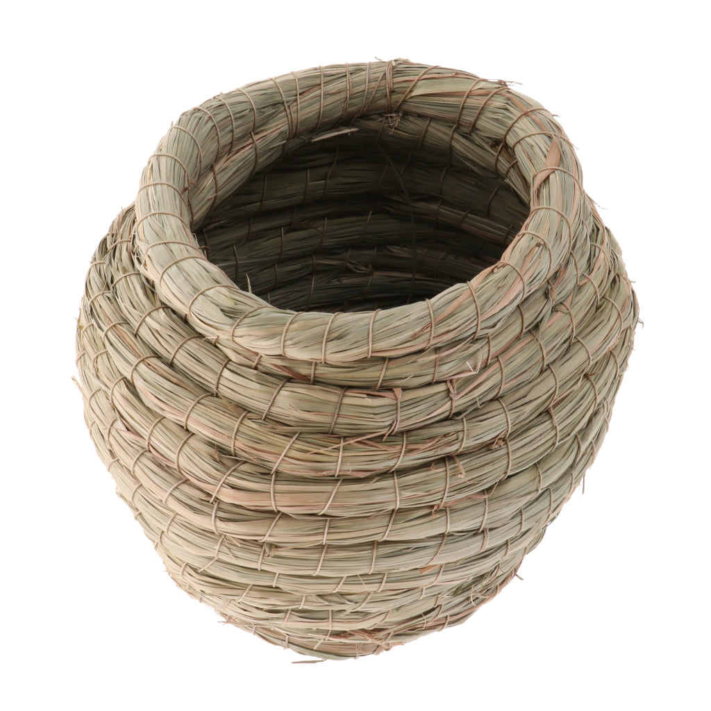 Artificial Weaving Bird Nest Handmade Straw Nest for Bird and Small Pet