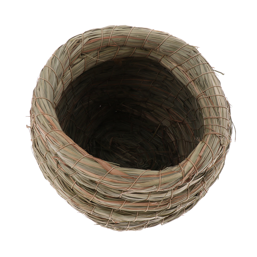 Artificial Weaving Bird Nest Handmade Straw Nest for Bird and Small Pet